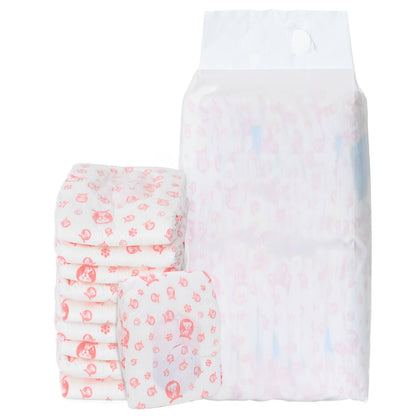 Disposable Dog Diaper Female 30 pcs White M