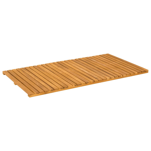 Bath Mat Natural 100 x 55 cm Solid Acacia Wood