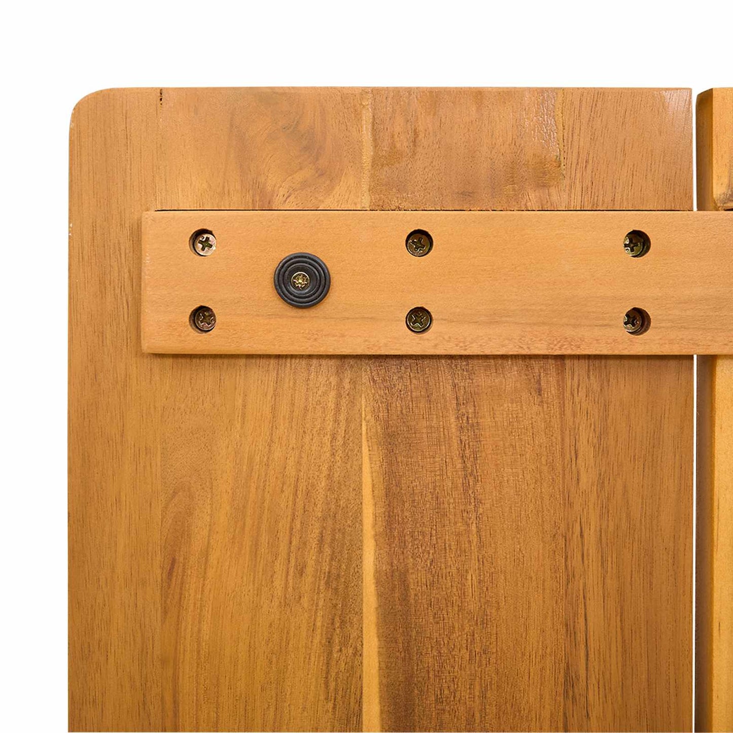 Bath Mat Plain Brown 100 x 55 cm Solid Acacia Wood