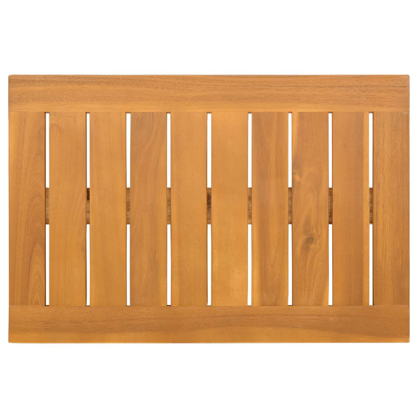 Bath Mat Plain Brown 60 x 40 cm Solid Acacia Wood