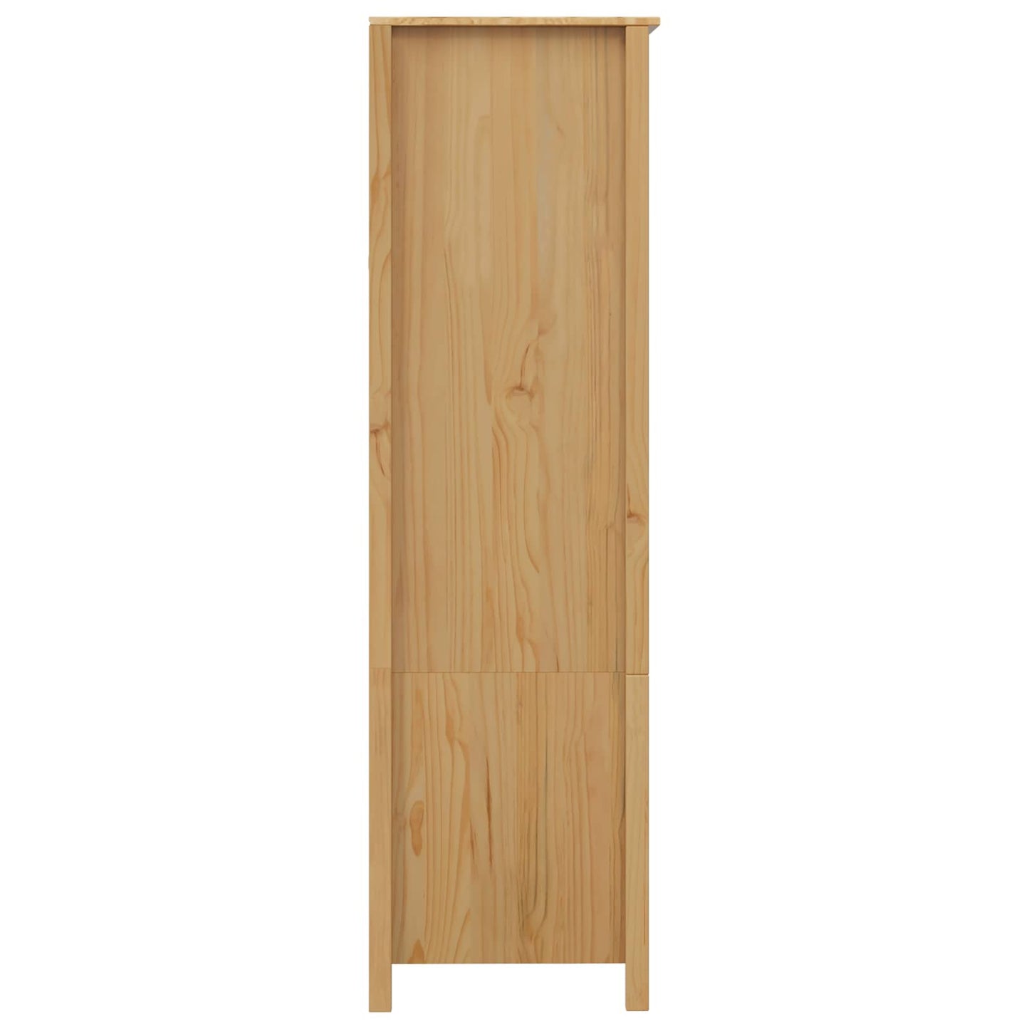 Wardrobe HILL Honey Brown 84 x 50 x 170 cm Solid Pine Wood