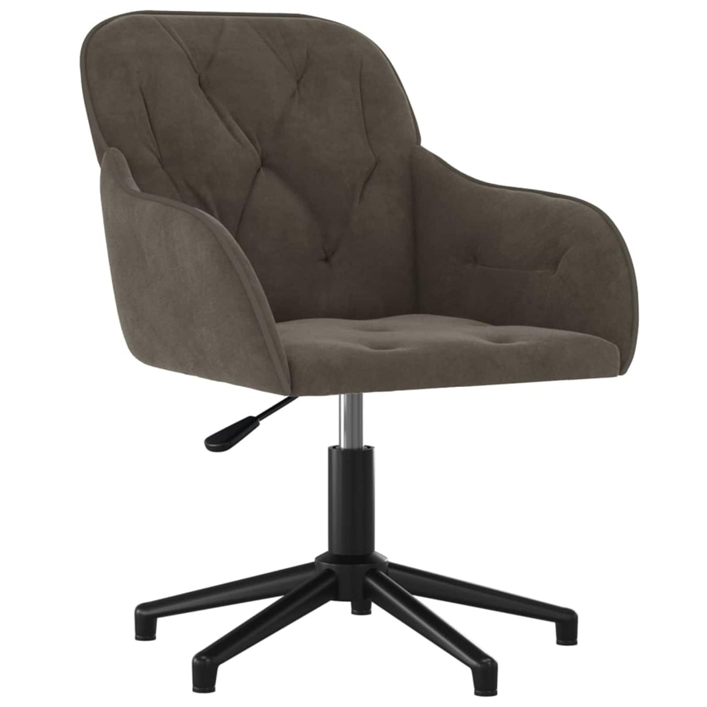 Dining Chair 2 pcs Dark Grey 55 x 59.5 x 77 cm Velvet