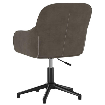 Dining Chair 2 pcs Dark Grey 55 x 59.5 x 77 cm Velvet