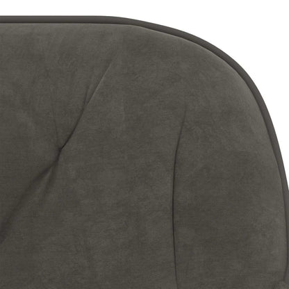 Dining Chair 2 pcs Dark Grey 55 x 59.5 x 77 cm Velvet