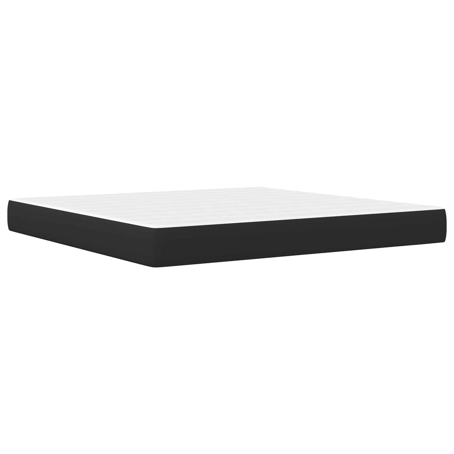 Bed Frame with LED Strip Lights Black 180 x 200 cm Faux Leather
