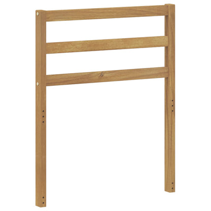 Backrest Module White 59 x 4 x 73 cm Solid Acacia Wood