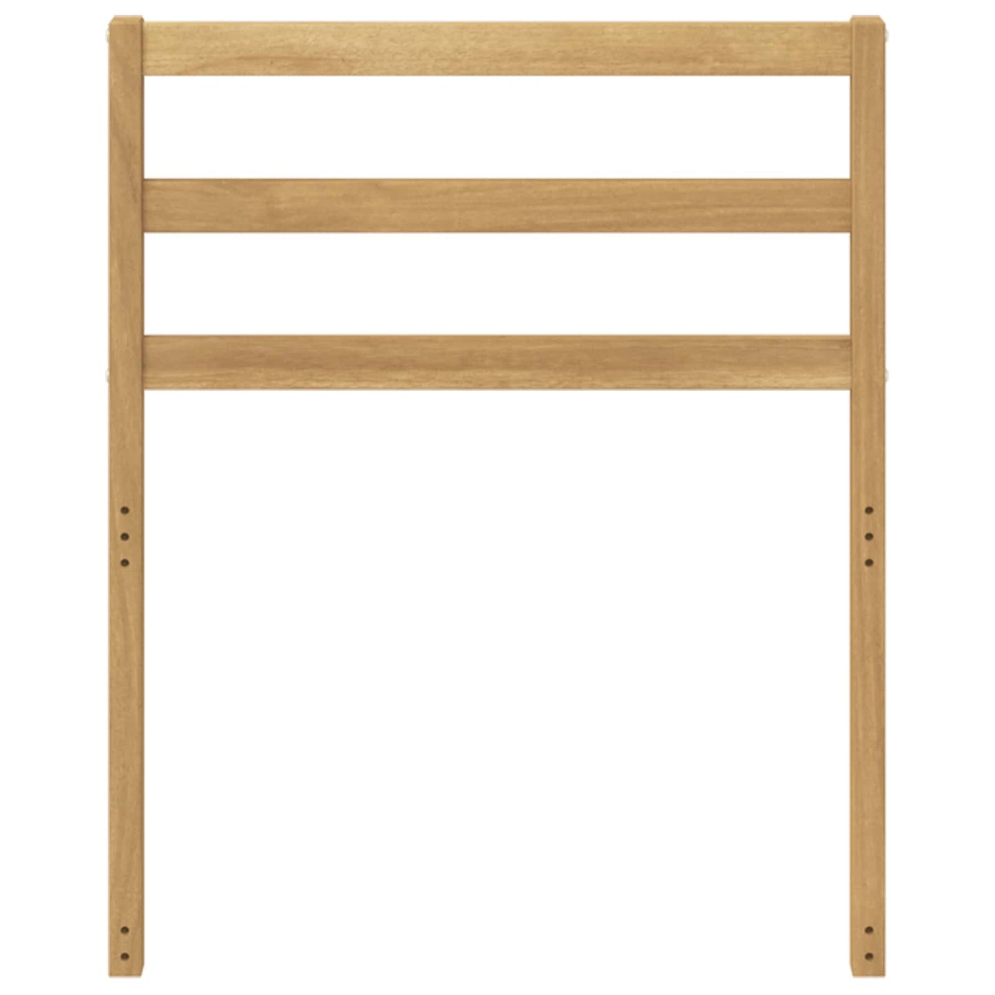 Armrests Module 2 pcs White 59 x 4 x 73 cm Solid Acacia Wood