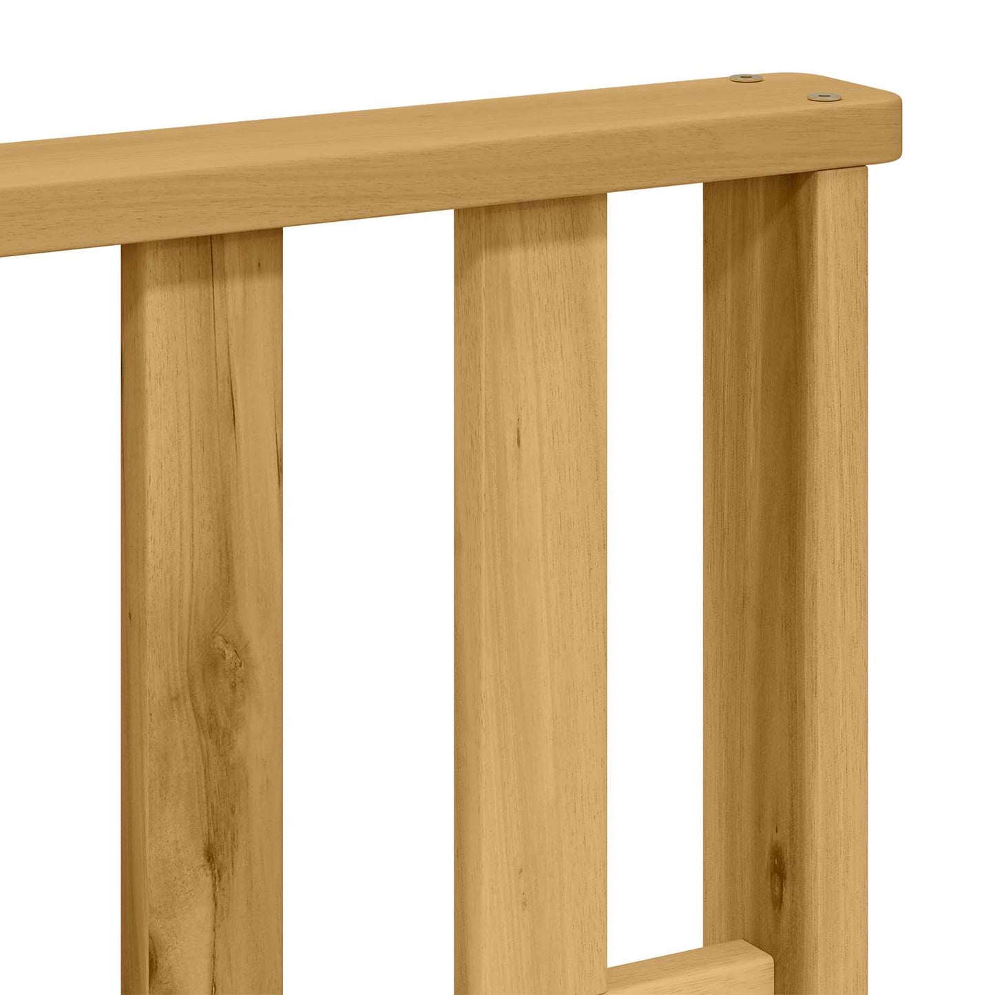 Armrests Module 2 pcs White 80 x 6 x 61 cm Solid Acacia Wood