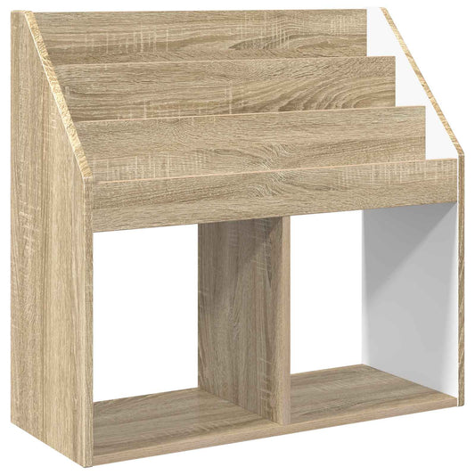 Kids Bookshelf Sonoma Oak 72.5 x 29.5 x 69 cm Engineered Wood