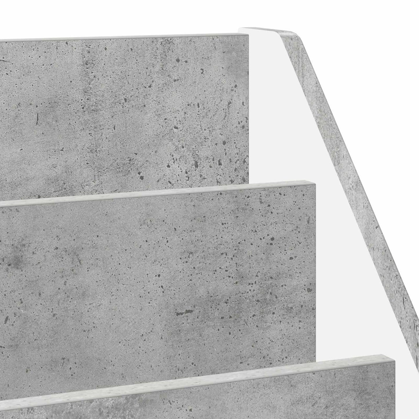 Kids Bookshelf with Storage Concrete Grey 72.5 x 29.5 x 69 cm
