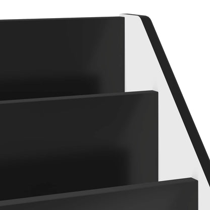 Kids Bookshelf Black 60 x 29.5 x 69 cm Engineered Wood