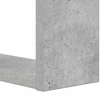 Bookshelf Concrete Grey 52 x 25 x 71.5 cm Engineered Wood