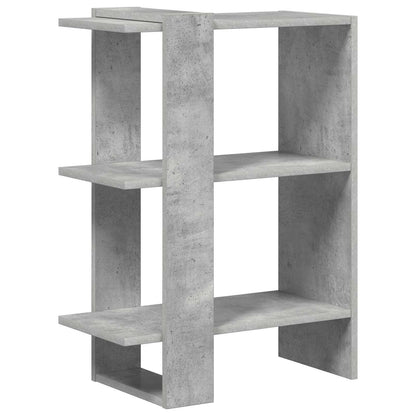 Bookshelf Concrete Grey 52 x 25 x 71.5 cm Engineered Wood