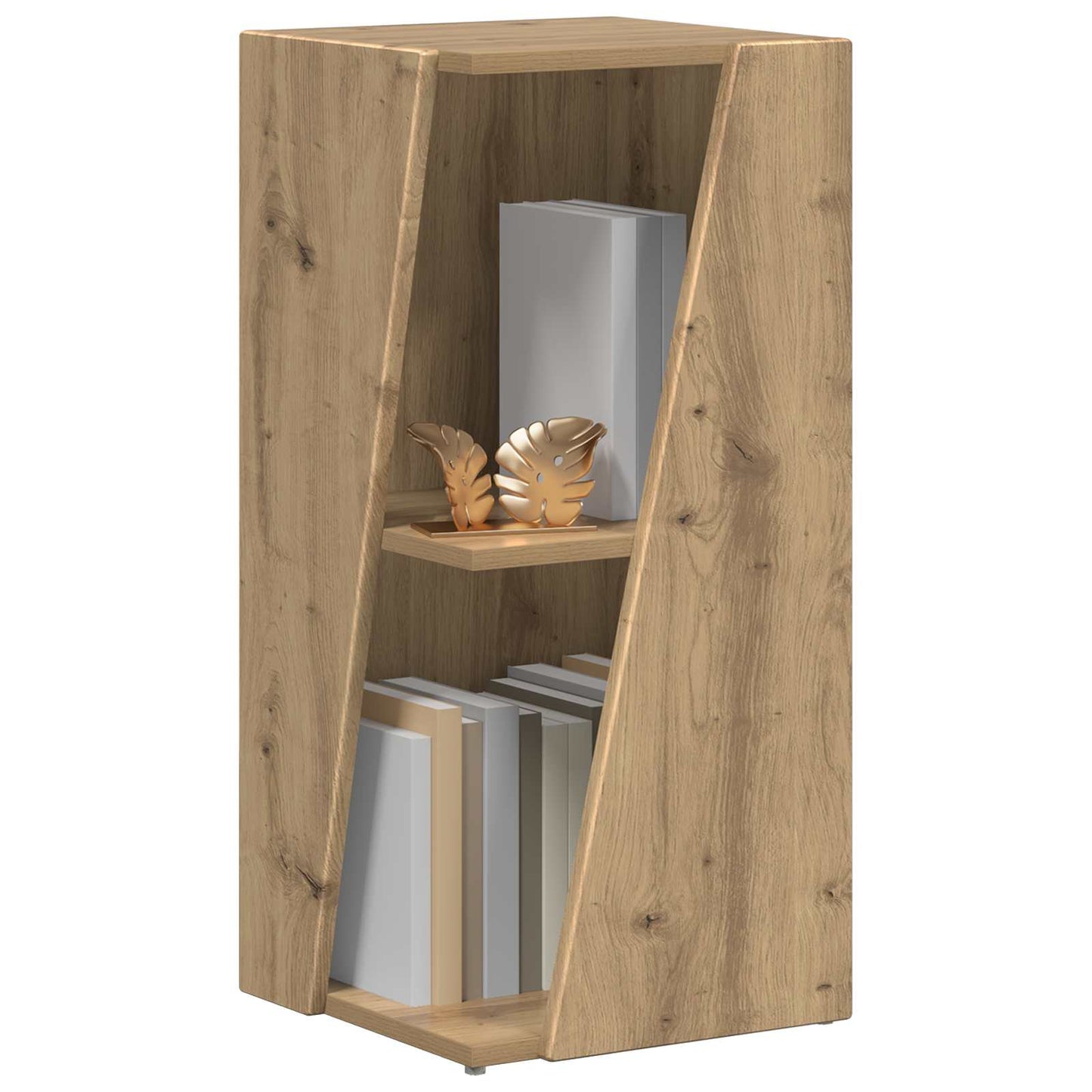 Side Shelf 33 x 32 x 70.5 cm Engineered Wood Artisan Oak