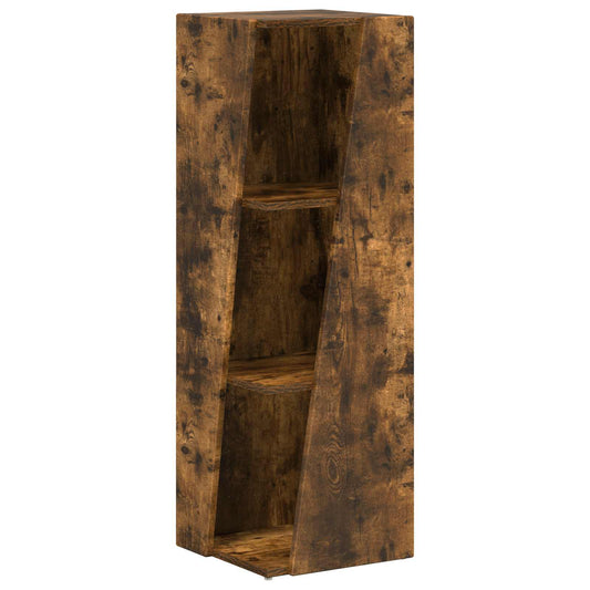 Side Shelf 33 x 32 x 100.5 cm Engineered Wood Smoked Oak