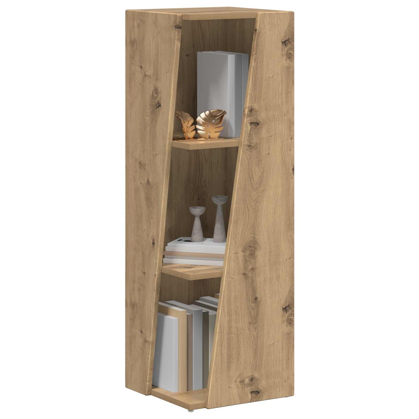Side Shelf 33 x 32 x 100.5 cm Engineered Wood Artisan Oak
