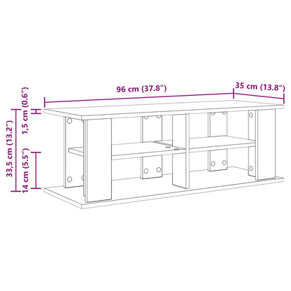 TV stand White 96 x 35 x 33.5 cm