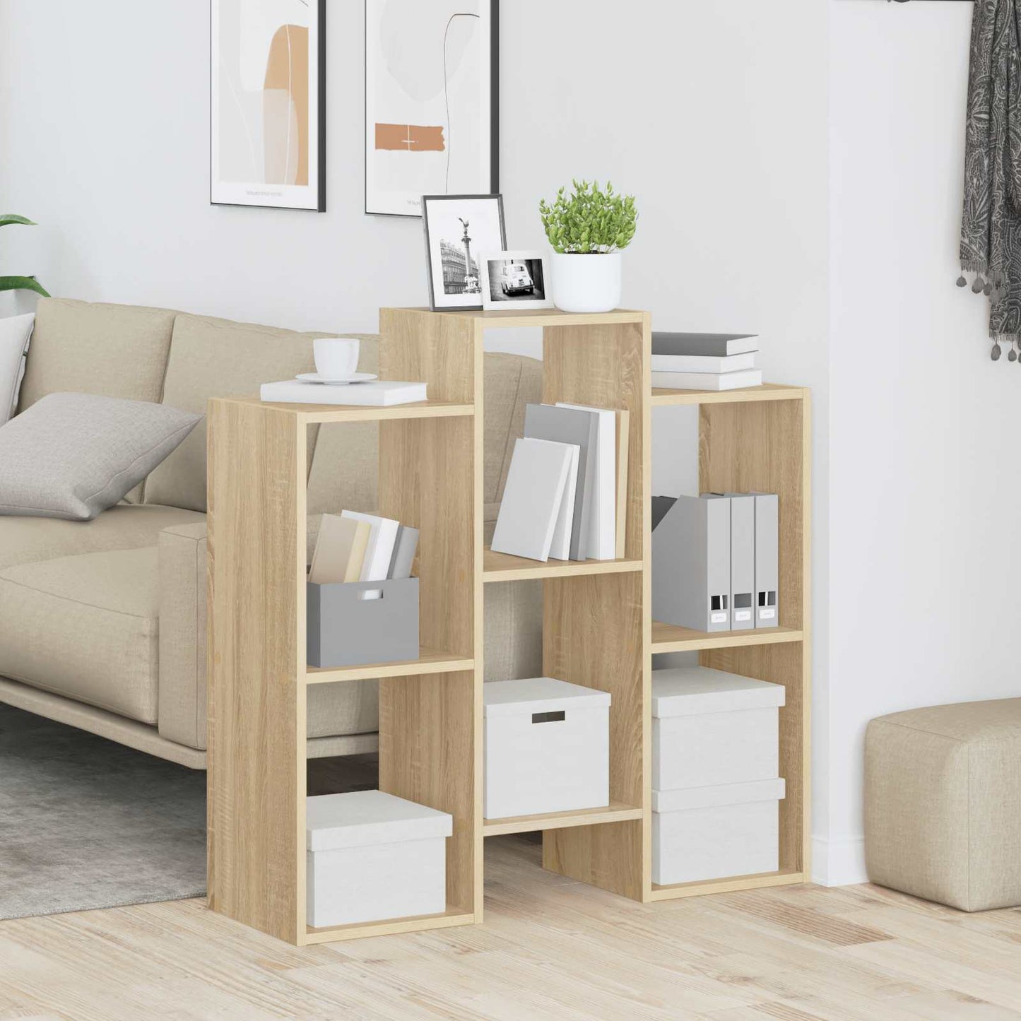 Sideboard Sonoma Oak 90 x 30 x 90 cm