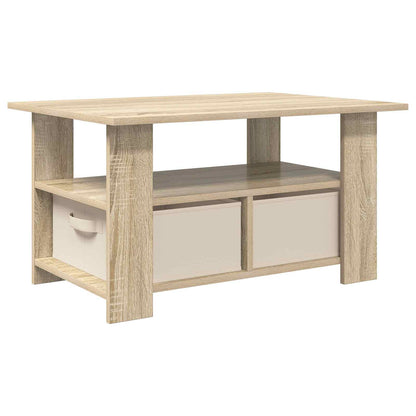 Coffee Table Sonoma Oak 77 x 55 x 42 cm Engineered Wood