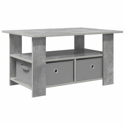 Coffee Table Concrete Grey 77 x 55 x 42 cm Engineered Wood
