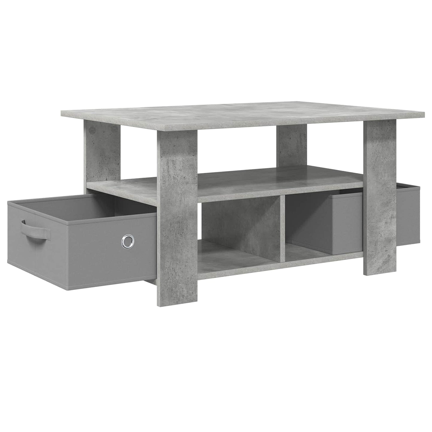 Coffee Table Concrete Grey 77 x 55 x 42 cm Engineered Wood