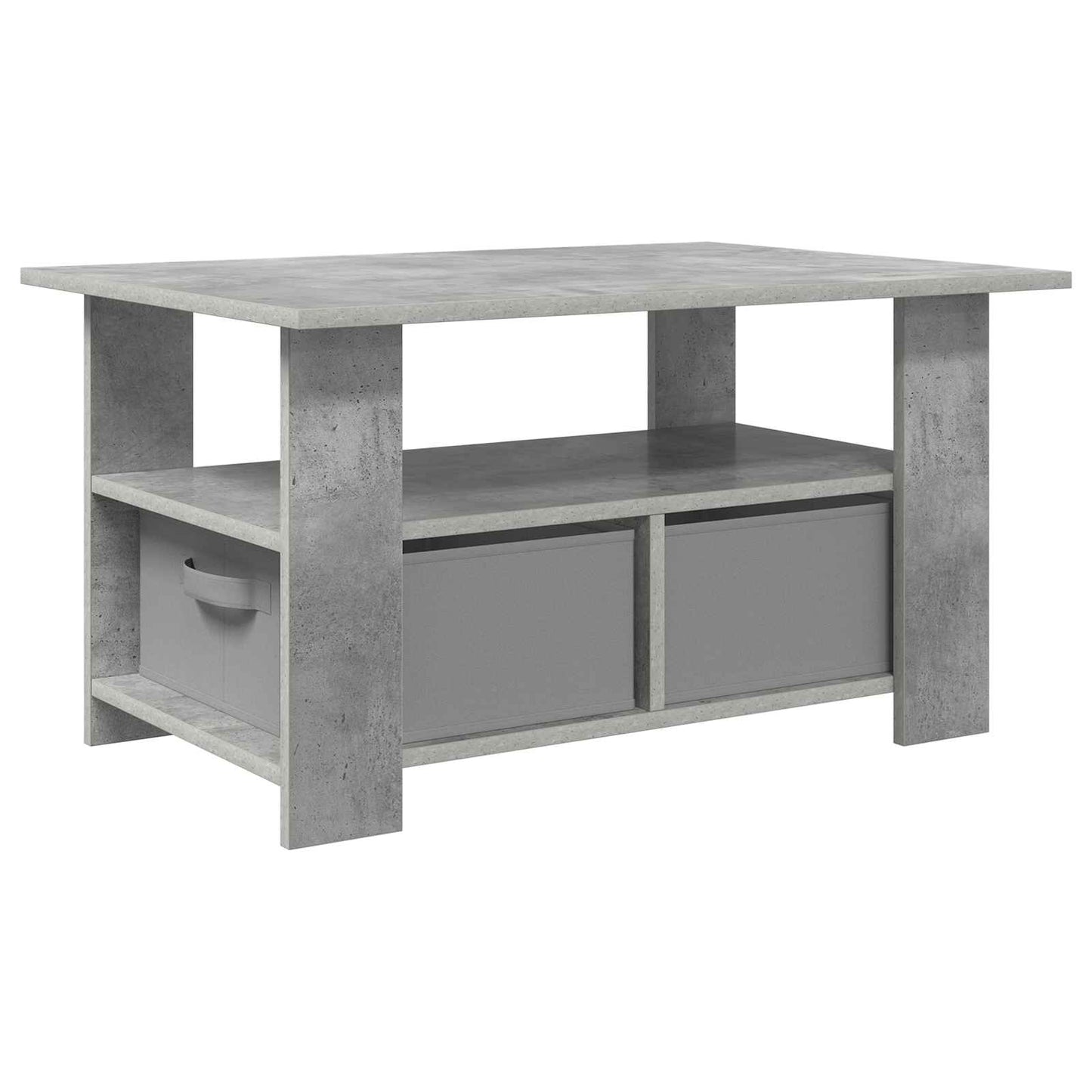 Coffee Table Concrete Grey 77 x 55 x 42 cm Engineered Wood