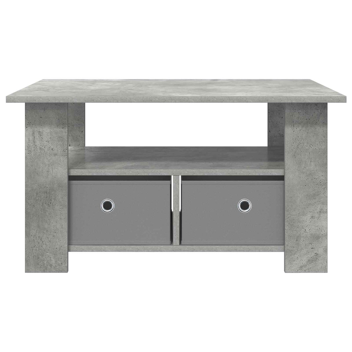 Coffee Table Concrete Grey 77 x 55 x 42 cm Engineered Wood