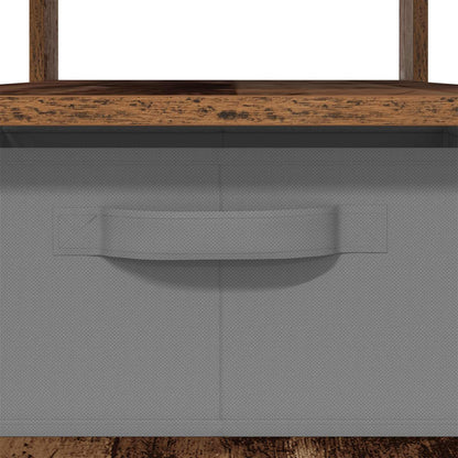 Coffee Table Old Wood 77 x 55 x 42 cm Engineered Wood