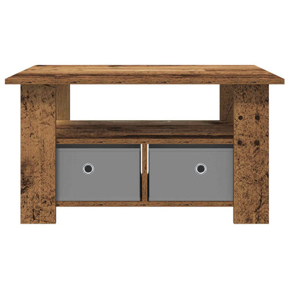 Coffee Table Old Wood 77 x 55 x 42 cm Engineered Wood