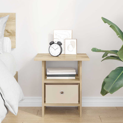 Bedside Table Sonoma Oak 41 x 40 x 45 cm Engineered Wood