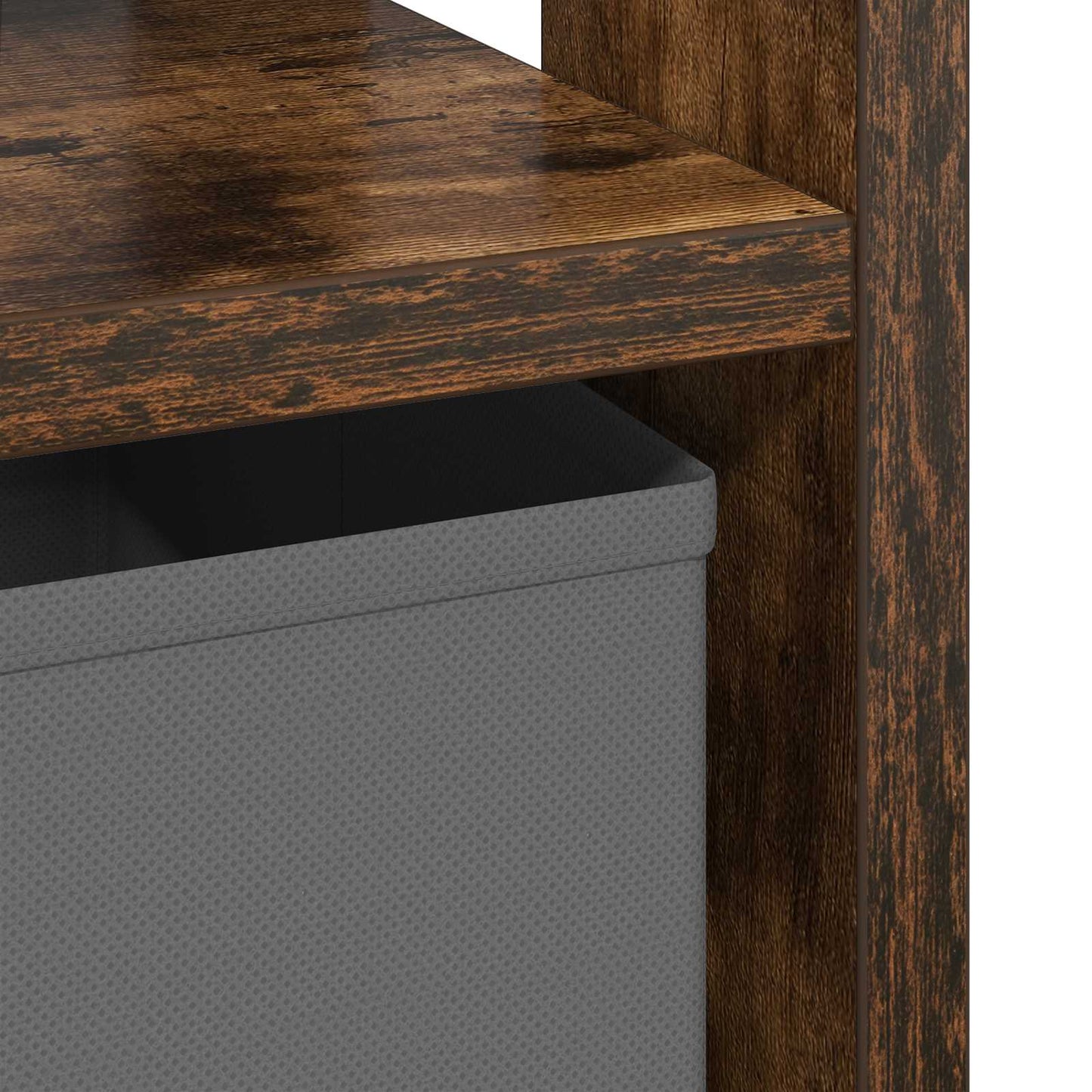 Bedside Table 2 pcs Smoked Oak 41 x 40 x 45 cm Engineered Wood