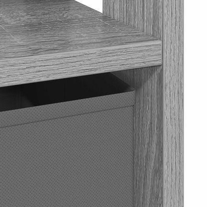 Bedside Table 2 pcs Grey Sonoma 41 x 40 x 45 cm Engineered Wood