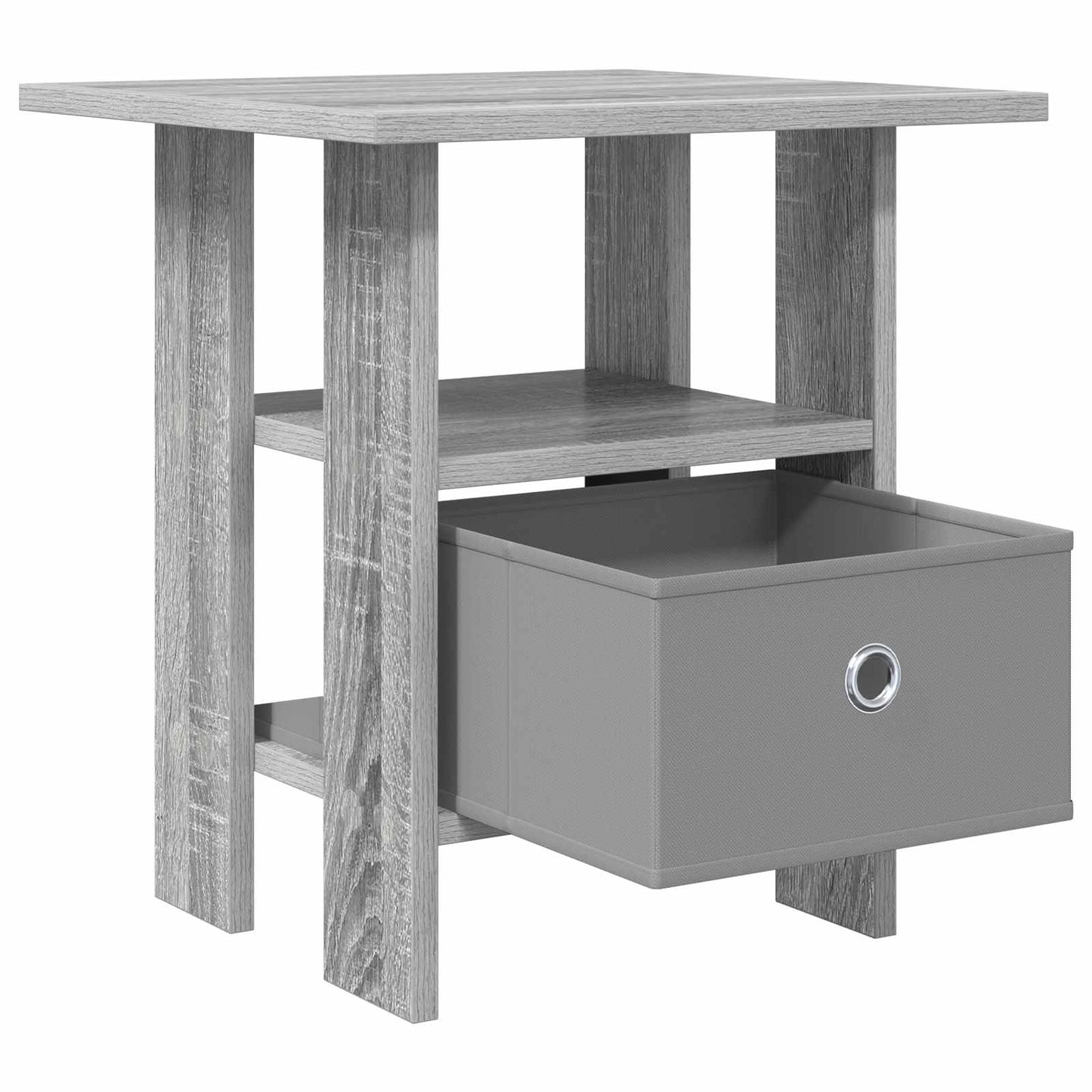 Bedside Table 2 pcs Grey Sonoma 41 x 40 x 45 cm Engineered Wood
