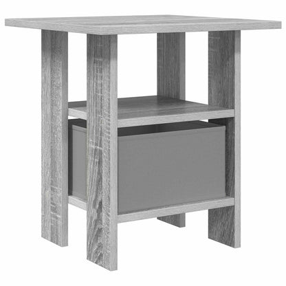 Bedside Table 2 pcs Grey Sonoma 41 x 40 x 45 cm Engineered Wood