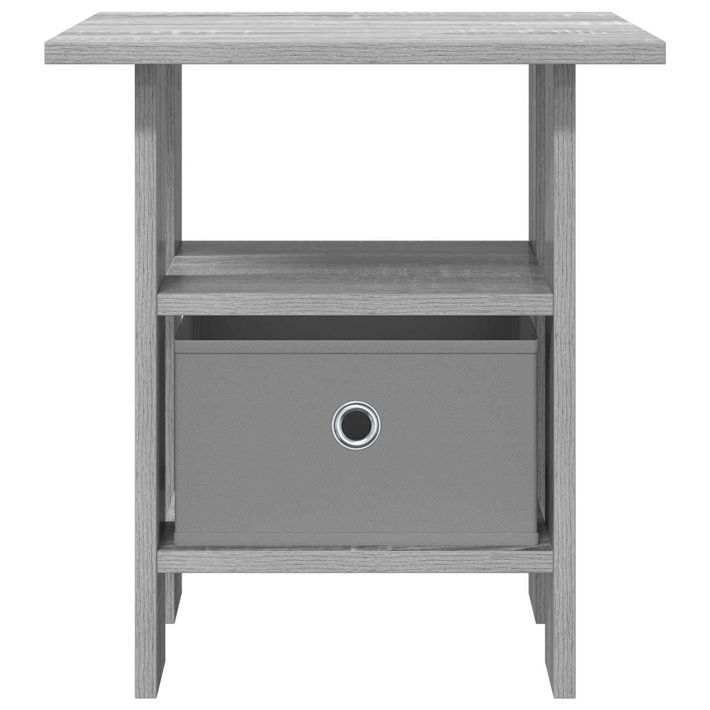 Bedside Table 2 pcs Grey Sonoma 41 x 40 x 45 cm Engineered Wood