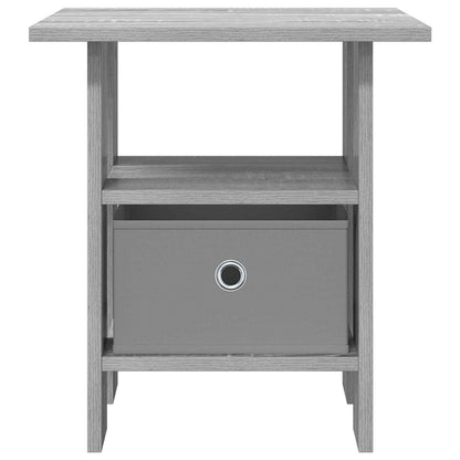 Bedside Table 2 pcs Grey Sonoma 41 x 40 x 45 cm Engineered Wood