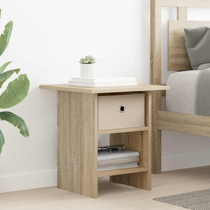 Bedside Table 2 pcs Sonoma Oak 41 x 40 x 45 cm Engineered Wood