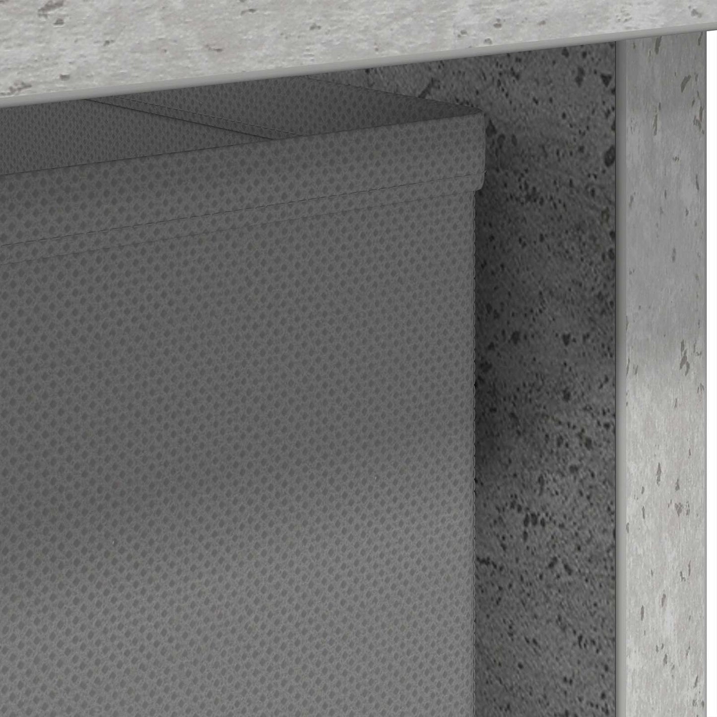 Bedside Table Concrete Grey 41 x 40 x 45 cm Engineered Wood