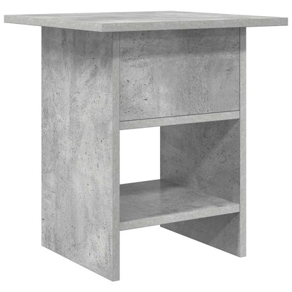 Bedside Table Concrete Grey 41 x 40 x 45 cm Engineered Wood