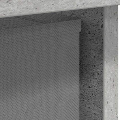 Bedside Table with Drawer 2 pcs Concrete Grey 41 x 40 x 45 cm