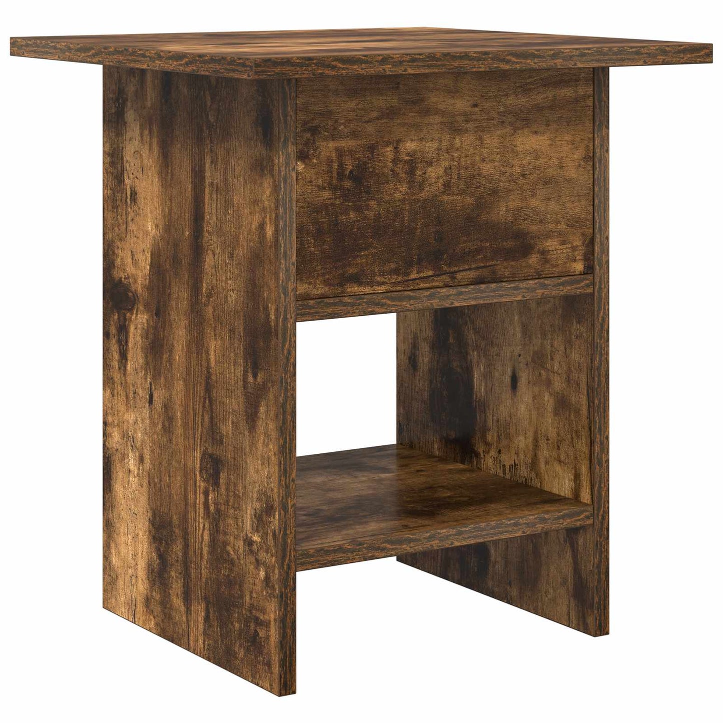 Bedside Table 2 pcs Smoked Oak 41 x 40 x 45 cm Engineered Wood