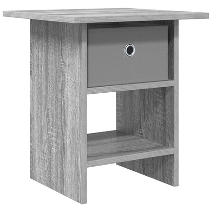 Bedside Table Grey Sonoma 41 x 40 x 45 cm Engineered Wood