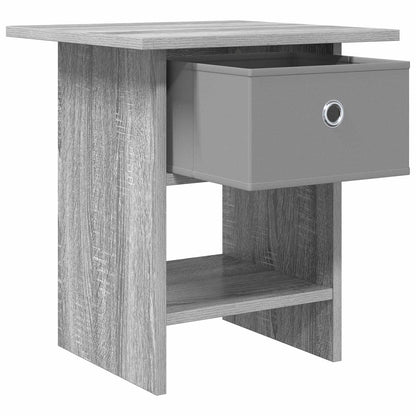 Bedside Table Grey Sonoma 41 x 40 x 45 cm Engineered Wood
