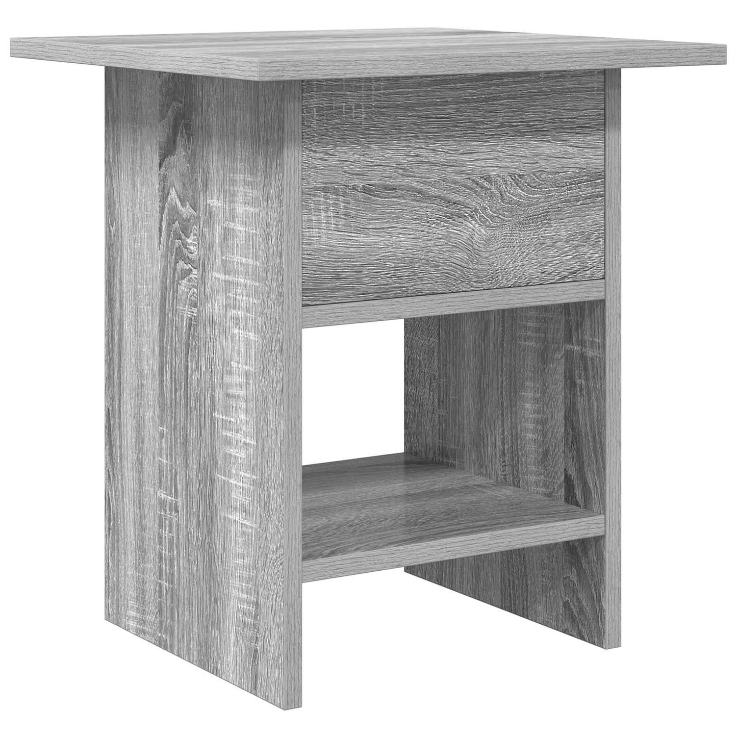 Bedside Table Grey Sonoma 41 x 40 x 45 cm Engineered Wood