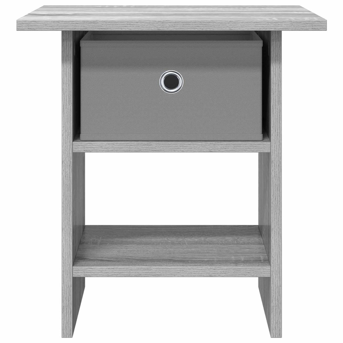 Bedside Table Grey Sonoma 41 x 40 x 45 cm Engineered Wood
