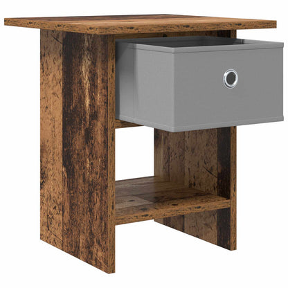 Bedside Table 2 pcs Old Wood 41 x 40 x 45 cm Engineered Wood