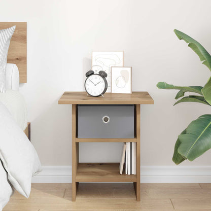 Bedside Table Artisan Oak 41 x 40 x 45 cm Engineered Wood