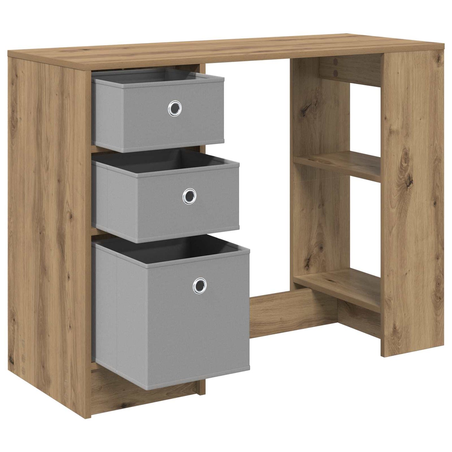 Desk Artisan Oak Engineered Wood 100 x 40 x 75 cm