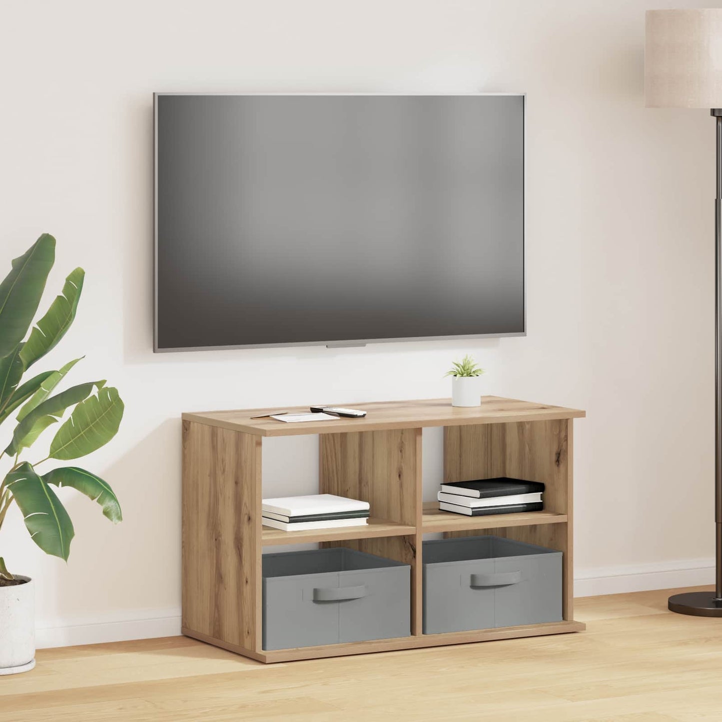 TV stand 79 x 40 x 48 cm Artisan Oak