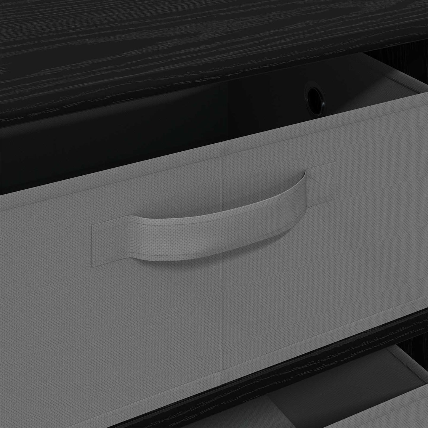 Sideboard Black Oak 60 x 33.5 x 84 cm